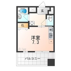 シュプレーム堺の物件間取画像